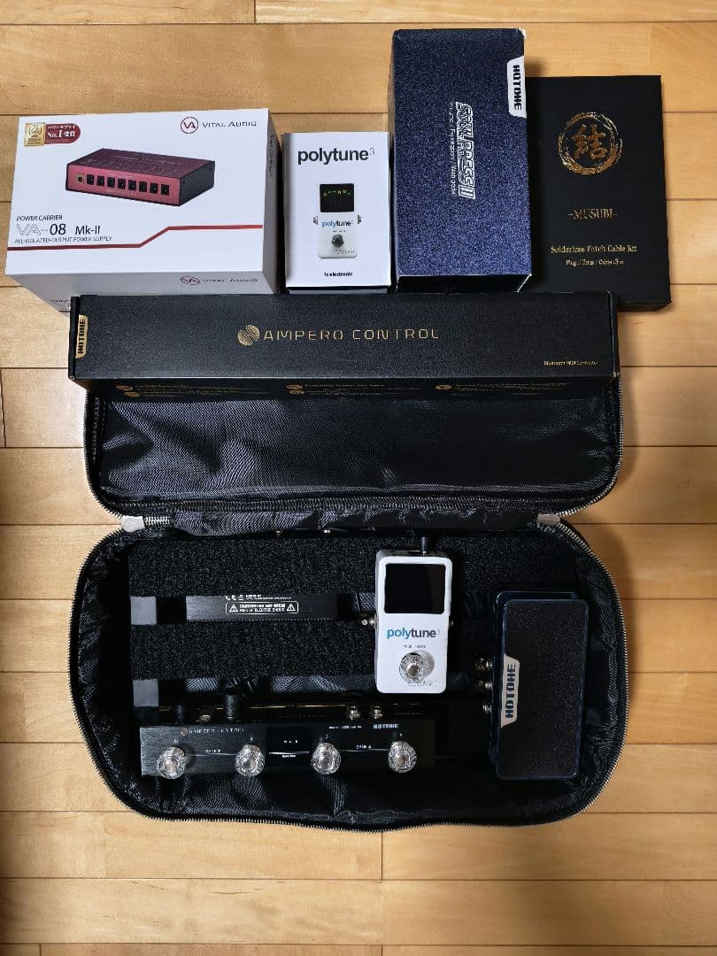 ​【美品】マルチを組み込むだけ！こだわり抜いたMIDI制御エフェクターボード