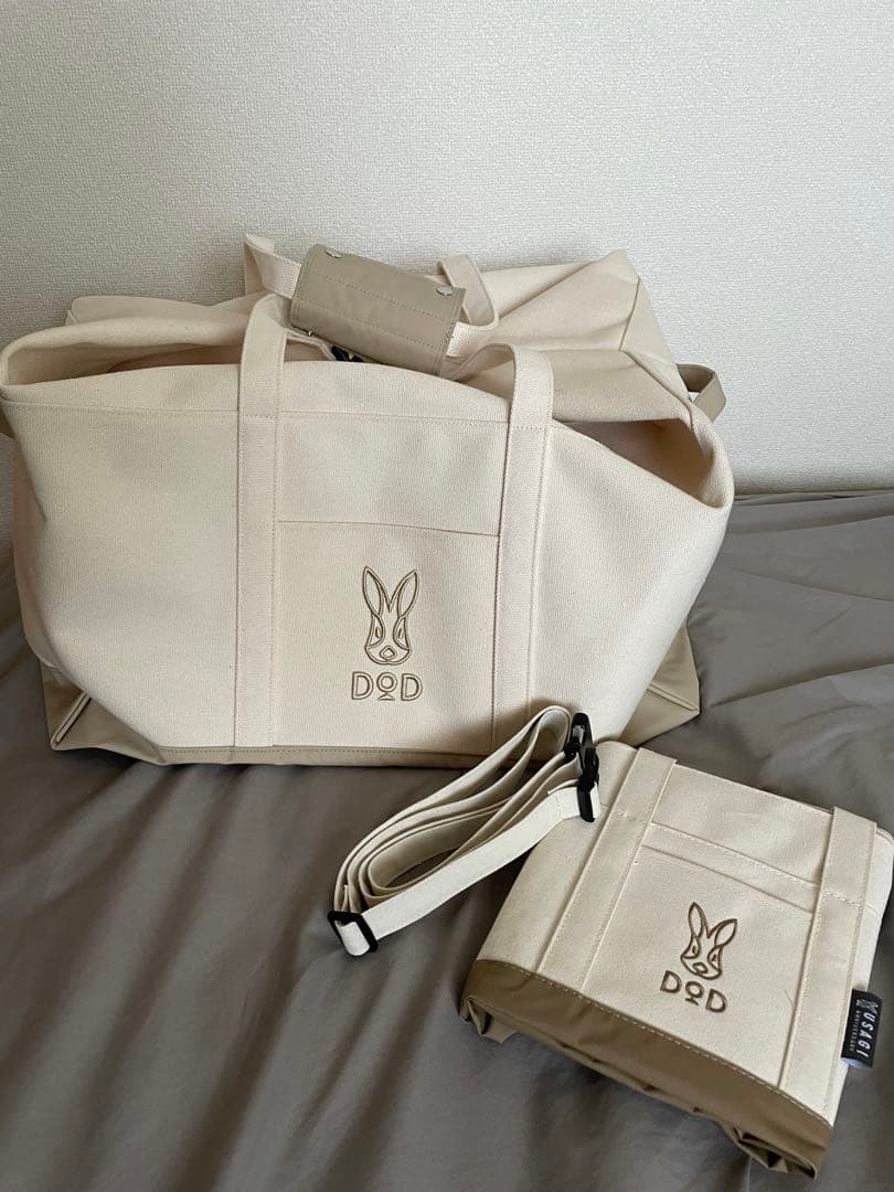 DODトートハコナール大小2個セット トートバッグ ⇄ 収納ボックス】DODの「トートハコナール」は“ハコ”に