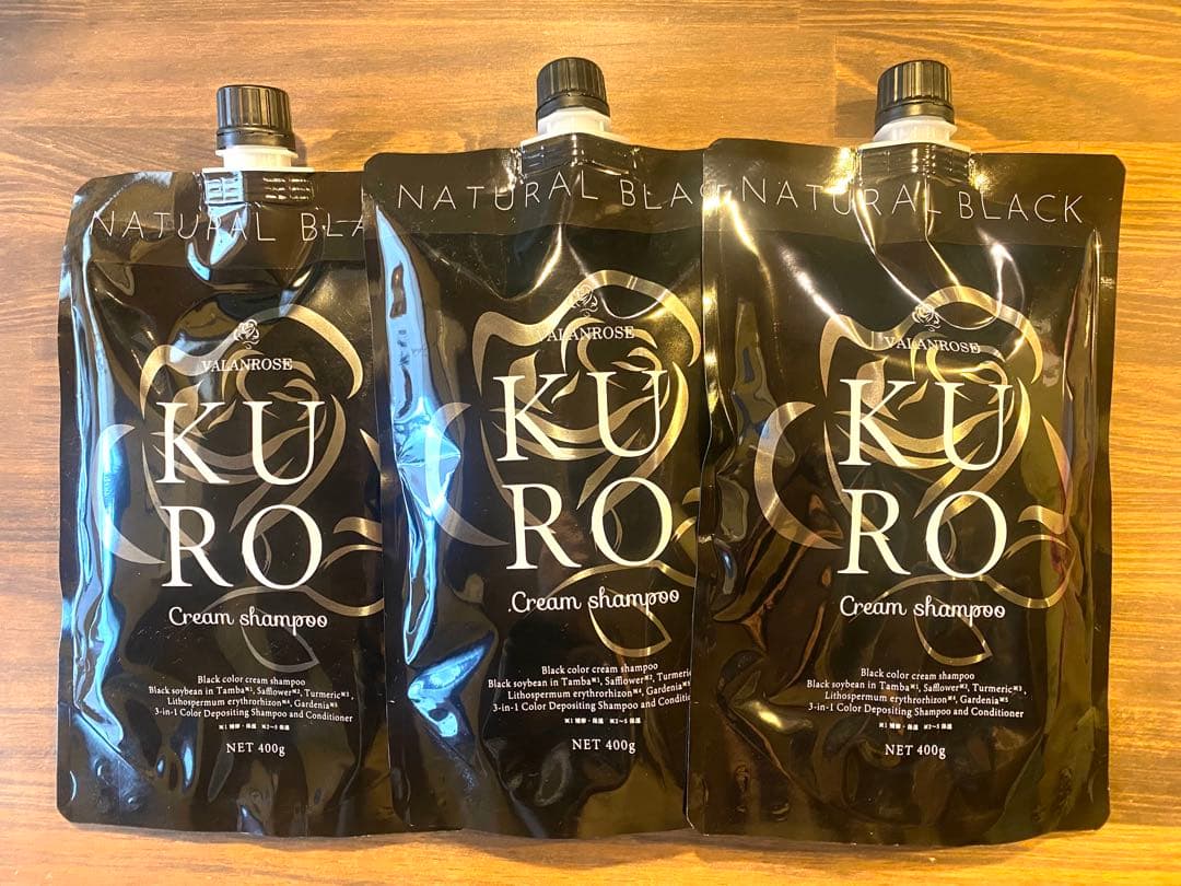 KURO ナチュラルブラック クリームシャンプー 400g