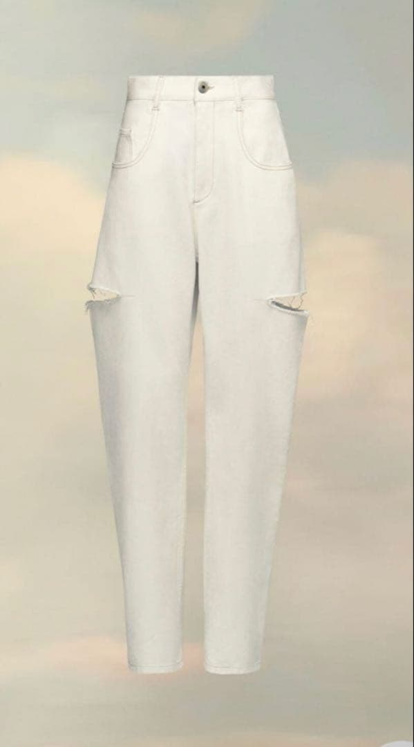 Maison Margiela スラッシュデニム ホワイト38