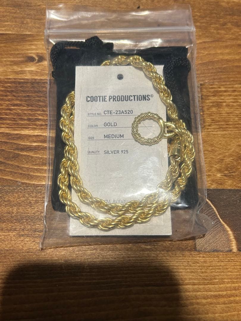 新品未使用品COOTIE whipwidenecklace Mサイズ