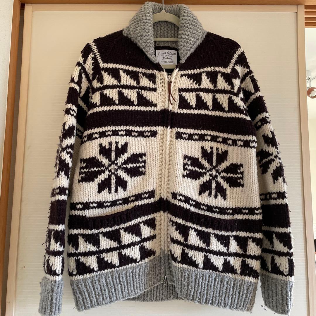 カウチン セーター kanata ニット カナダ製 カナタ 雪の結晶