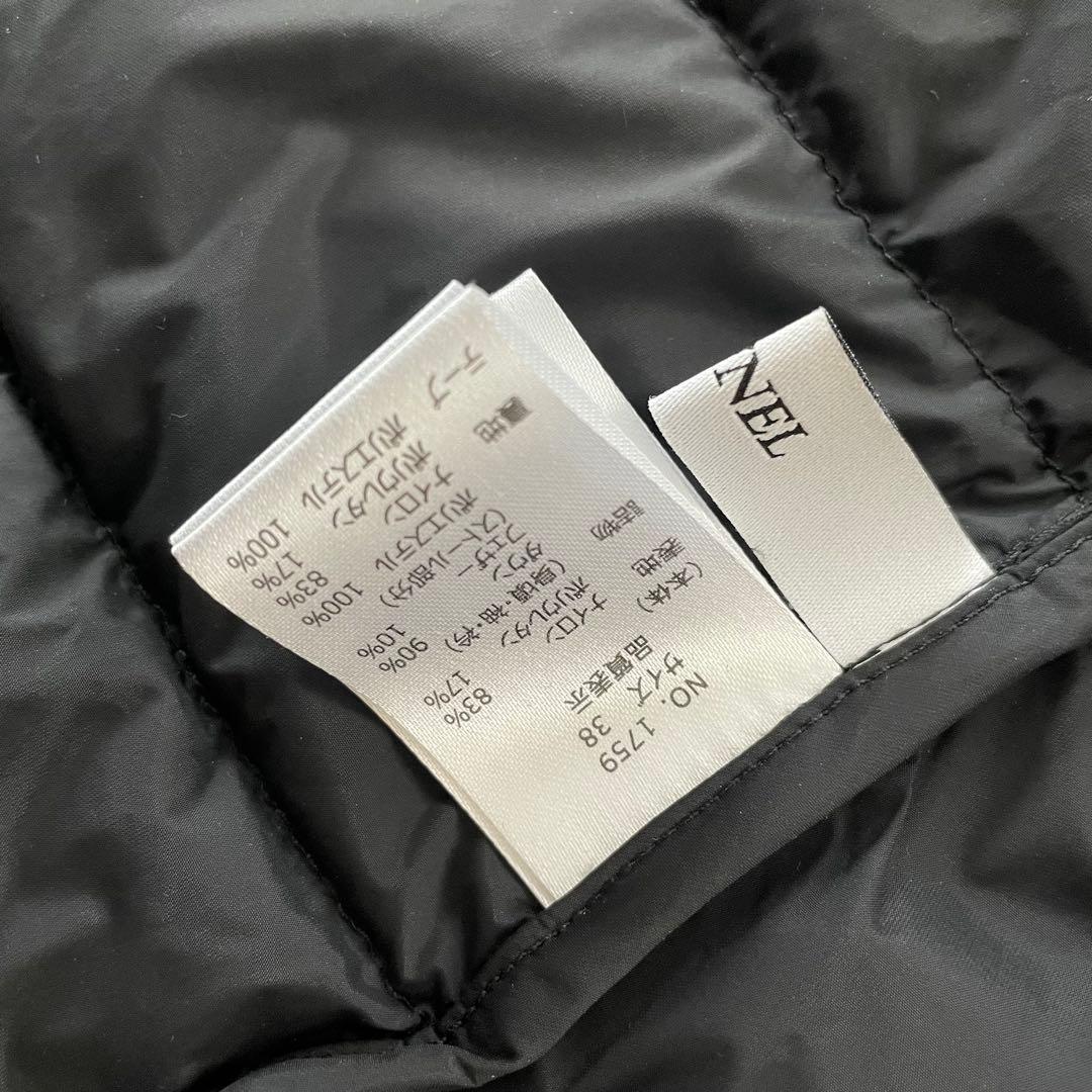 新品タグ付】FENNEL フェンネル ダウンコート 黒 38 スコットクラブ