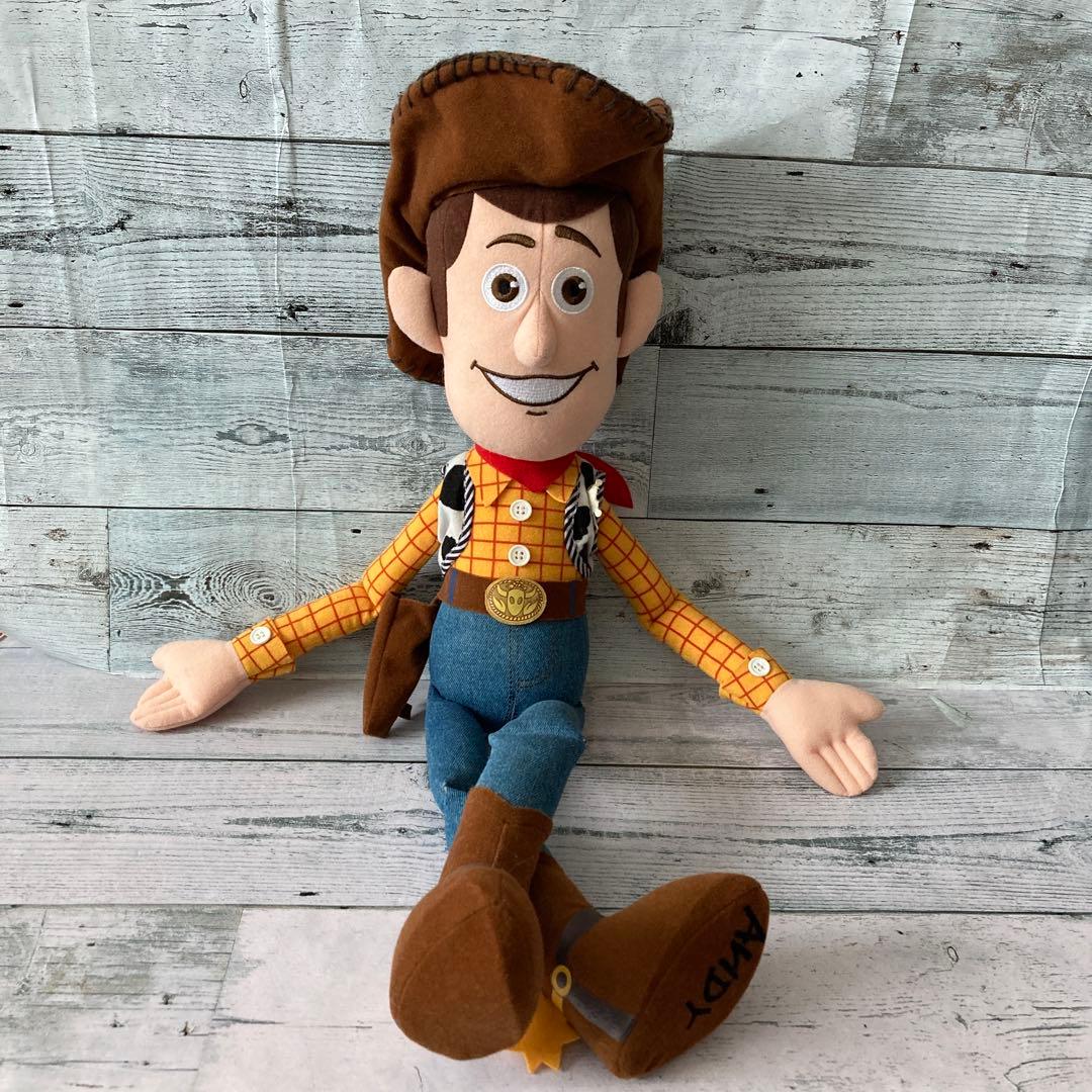 トイストーリー ウッディぬいぐるみ 大 全長66 - メルカリ