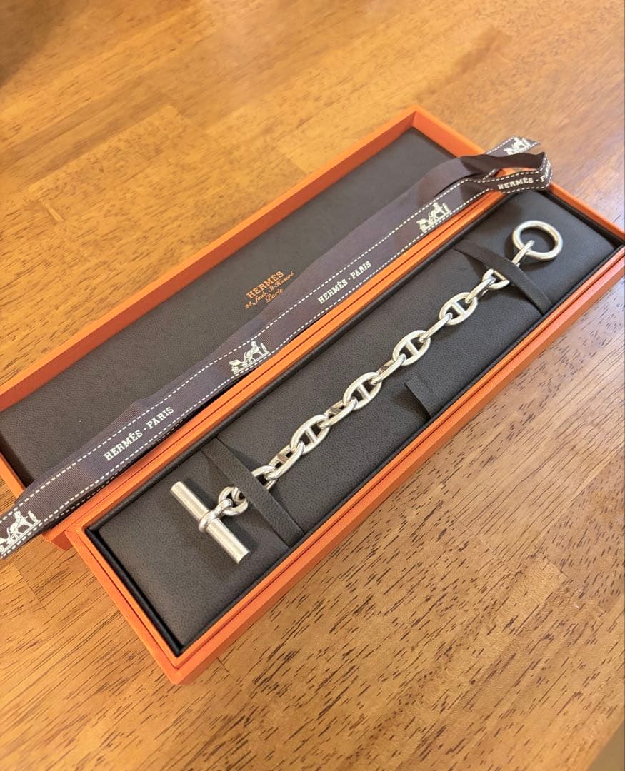 HERMES シェーヌダンクル GM12コマ HERMES(エルメス) シェーヌダンクル GM12コマブレスレット シルバー