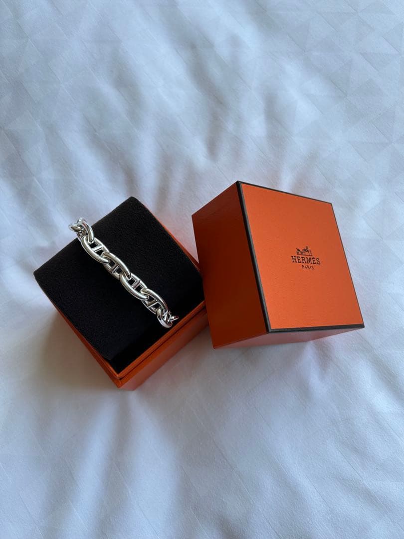 HERMES エルメス　シェーヌダンクル ブレスレット　GM 15コマ
