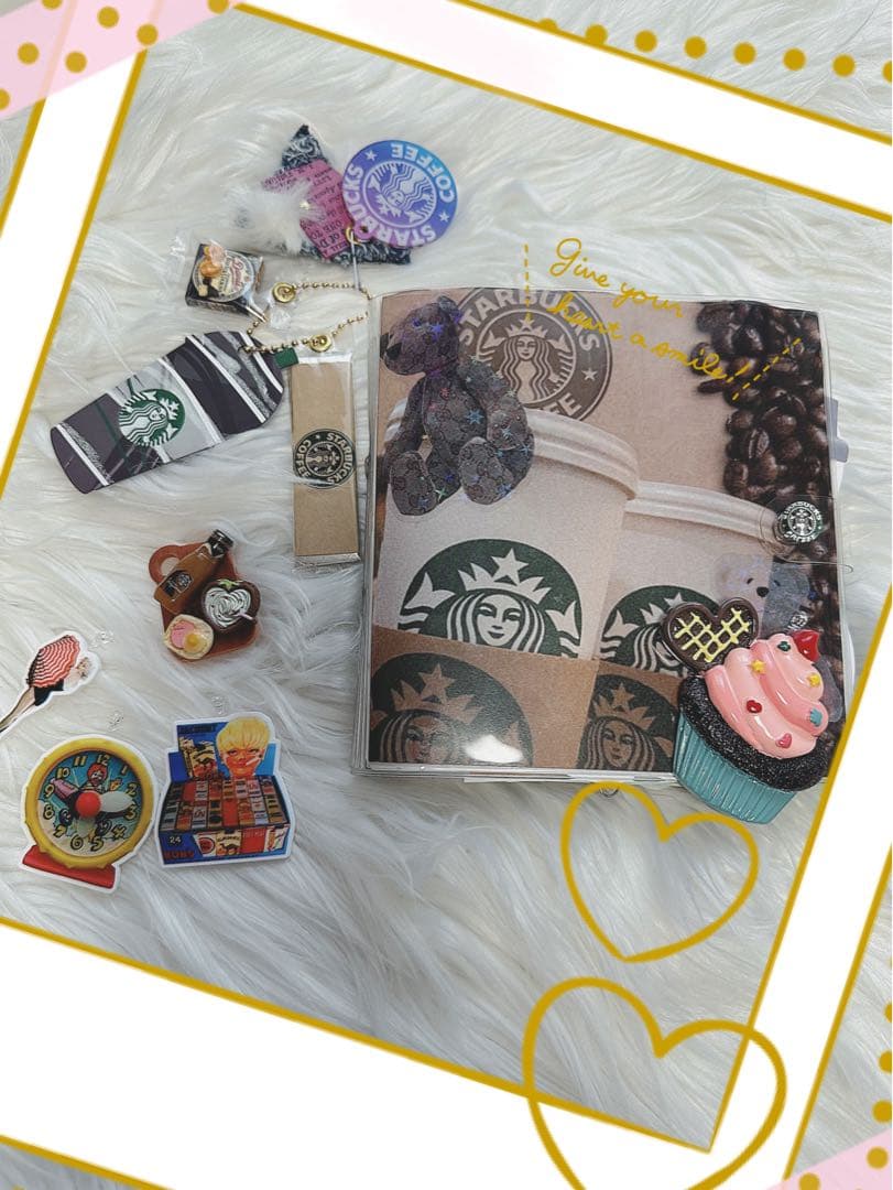 アメキャラおすそ分けファイル&スタバコーヒー系気まぐれ限定1セット★