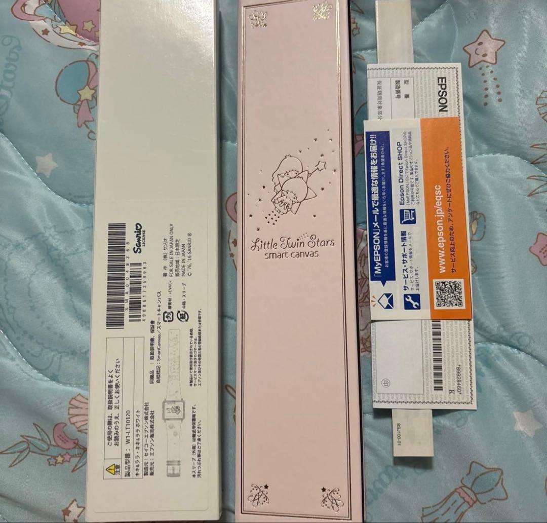 第*感様 希少品スマートキャンバス リトルツインスターズ キキ＆ララ ホワイト サマンサベガから『リトルツインスターズ（キキ&ララ）』 の50周年