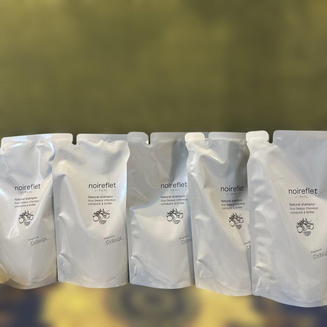 noireflet ナチュラルシャンプー オレンジ 290mL✖️5袋