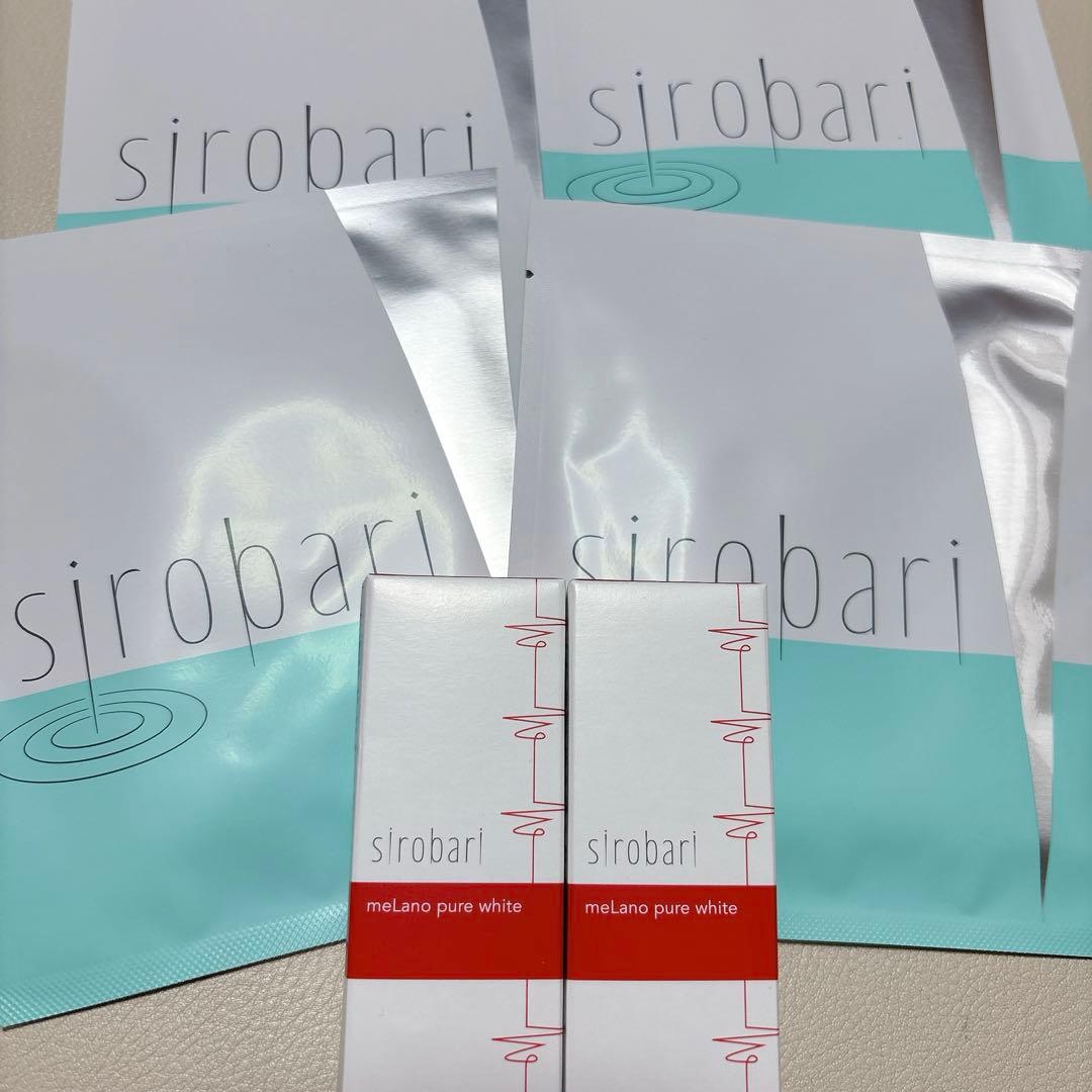 シロバリモイストパッチ×4箱と4袋　薬用メラノピュアホワイト×2