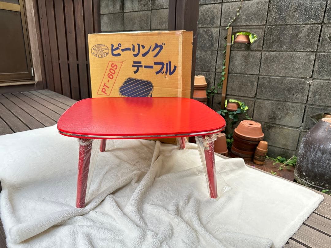 昭和レトロ アンティーク 木製 折りたたみ テーブル ちゃぶ台 折り畳み座卓