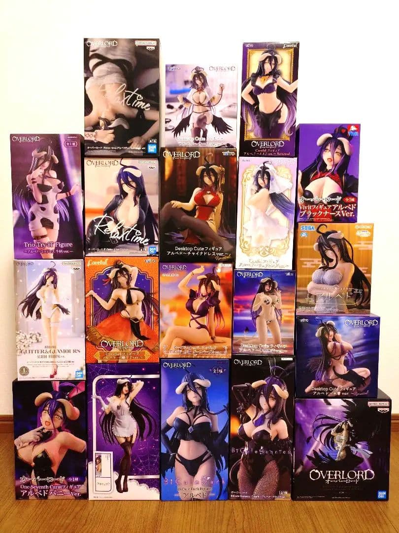 OVERLORD アルベド プライズフィギュア　19体まとめ売り【新品未開封】