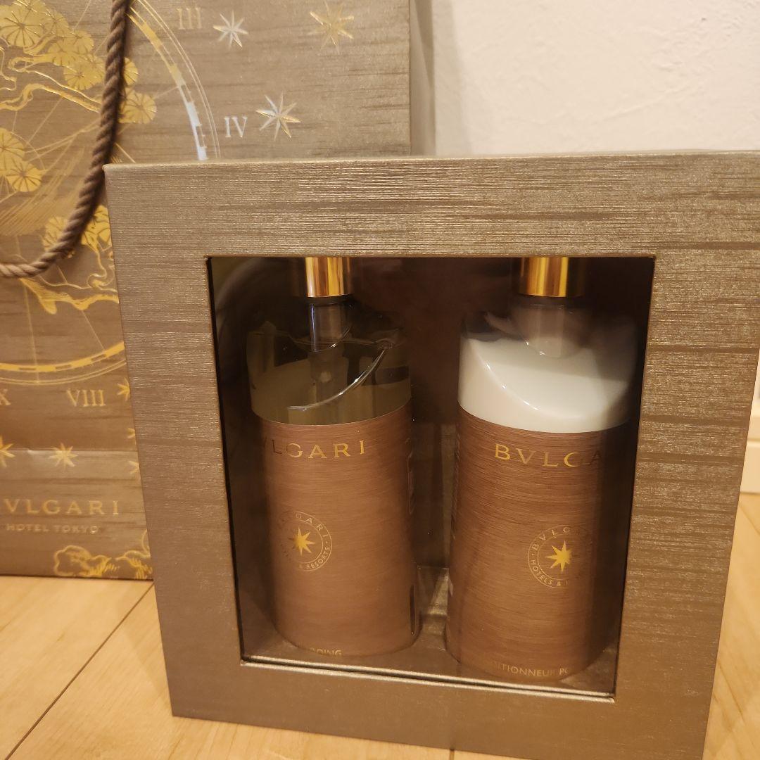 ブルガリホテル東京限定 シャンプー トリートメント2本セットギフトボックス入り