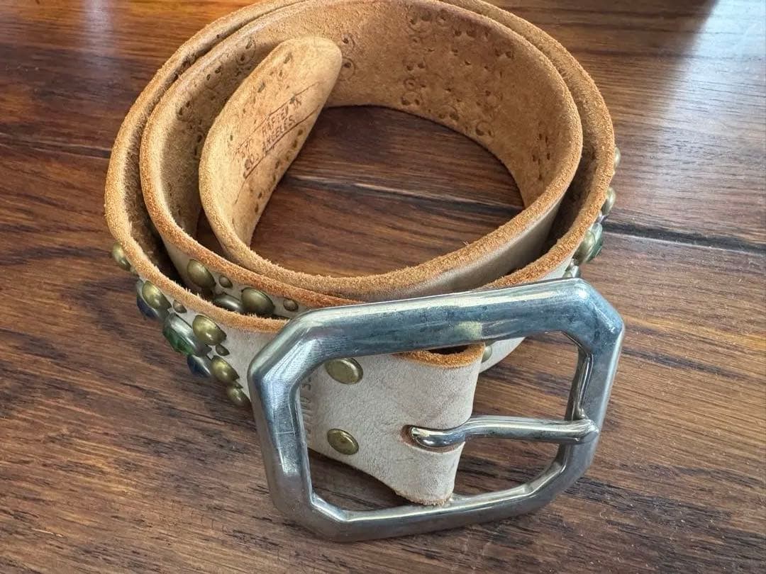 JEF GULLEA BELTS 装飾スタッズベルト