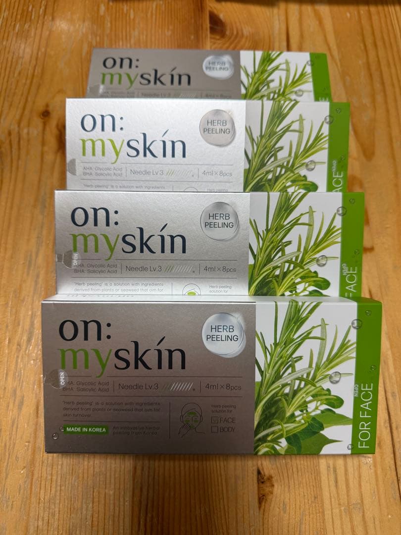on: myskin HERB PEELING 4個セット