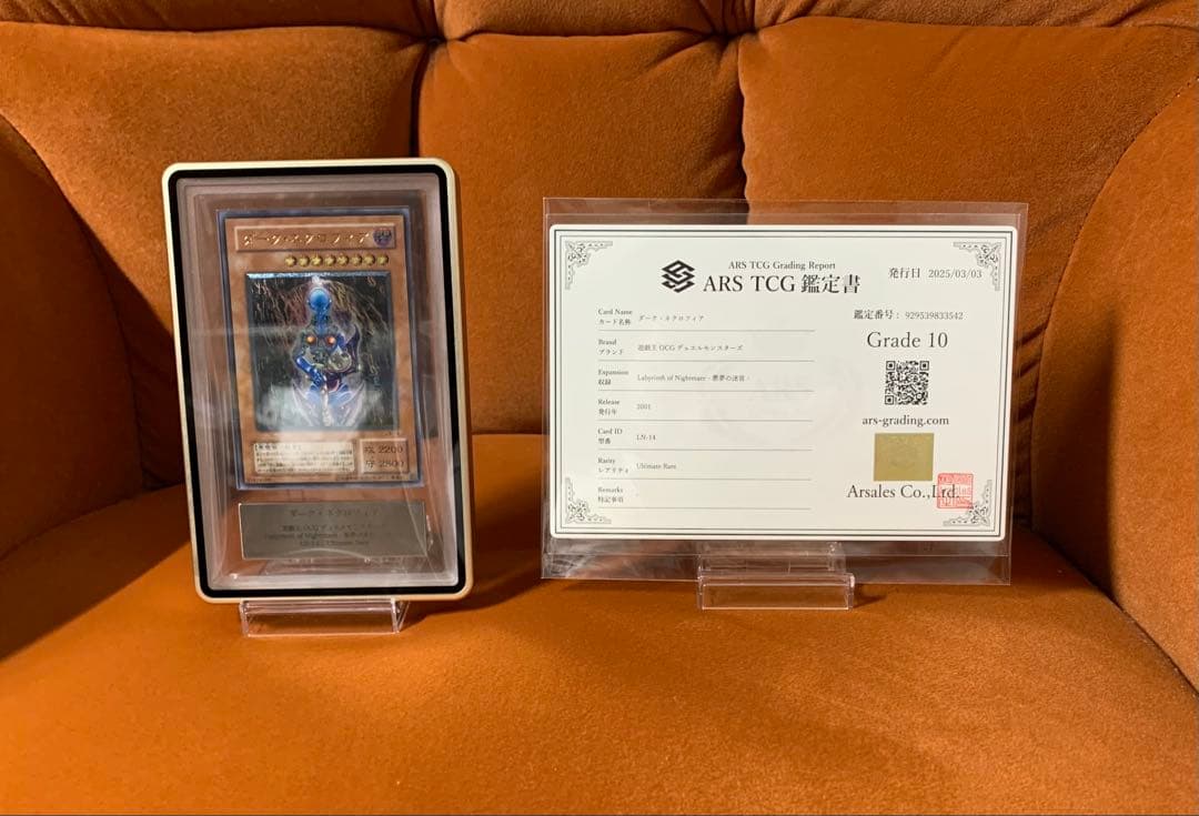 【ARS10 鑑定書付き psa10相当】 ダークネクロフィア レリーフ ARS10 鑑定書付き psa10相当】 ダークネクロフィア レリーフ - メルカリ
