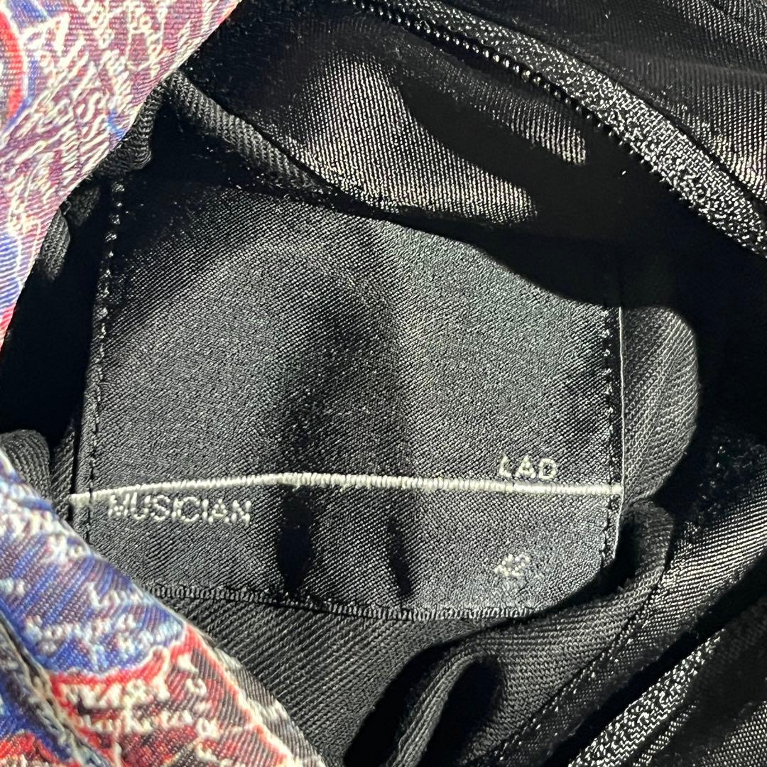 極美品 LAD MUSICIAN 17AW 世界地図 リバーシブルスカジャン M