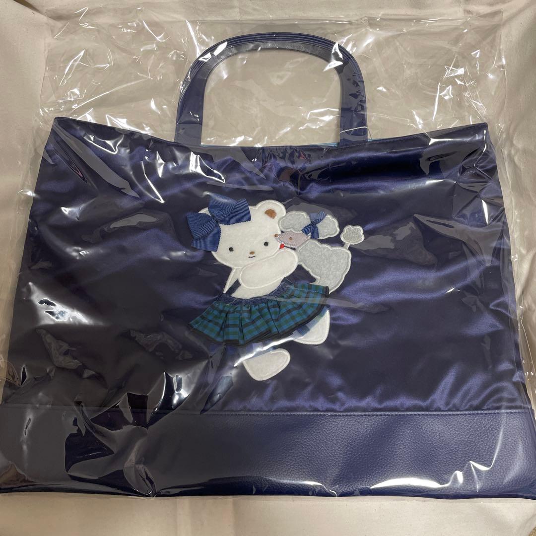 ファミリア　Bibiy トートバッグ　ネイビー 再販売日が決定】Bibiy.×familiar 初のコラボレーションアイテムが登場