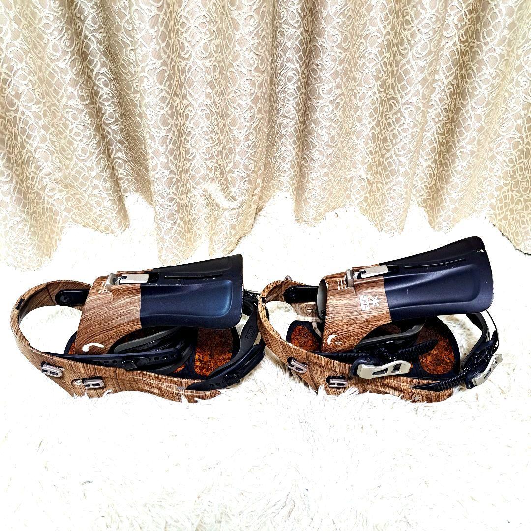 FLUX ビンディング Mサイズ 木目調 [美品] 限定カラー - メルカリ