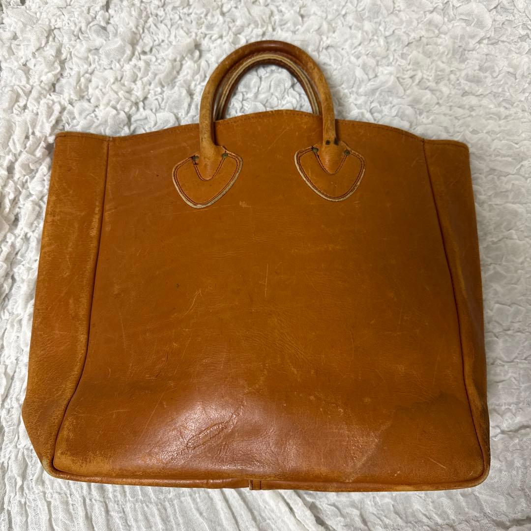 L.L.BEAN エルエルビーン★60s レザートートバック筆記体ギザタグ