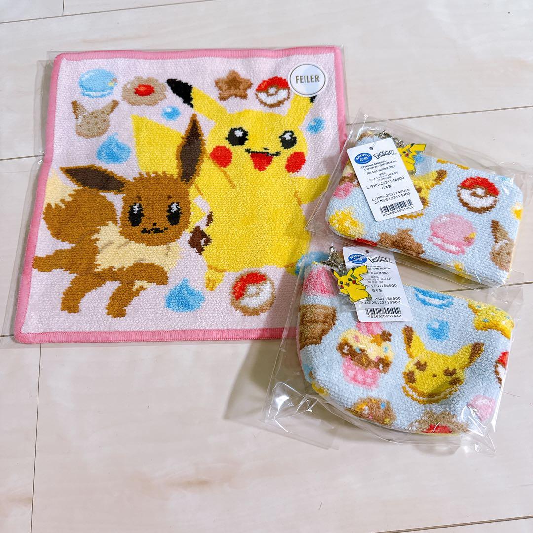 お*め様 FEILER ポケモン ハッピースウィーツ 舟型ポーチS ハンカチ L FEILER MAGAZINE 詳細 | フェイラー(FEILER)オフィシャルブランドサイト