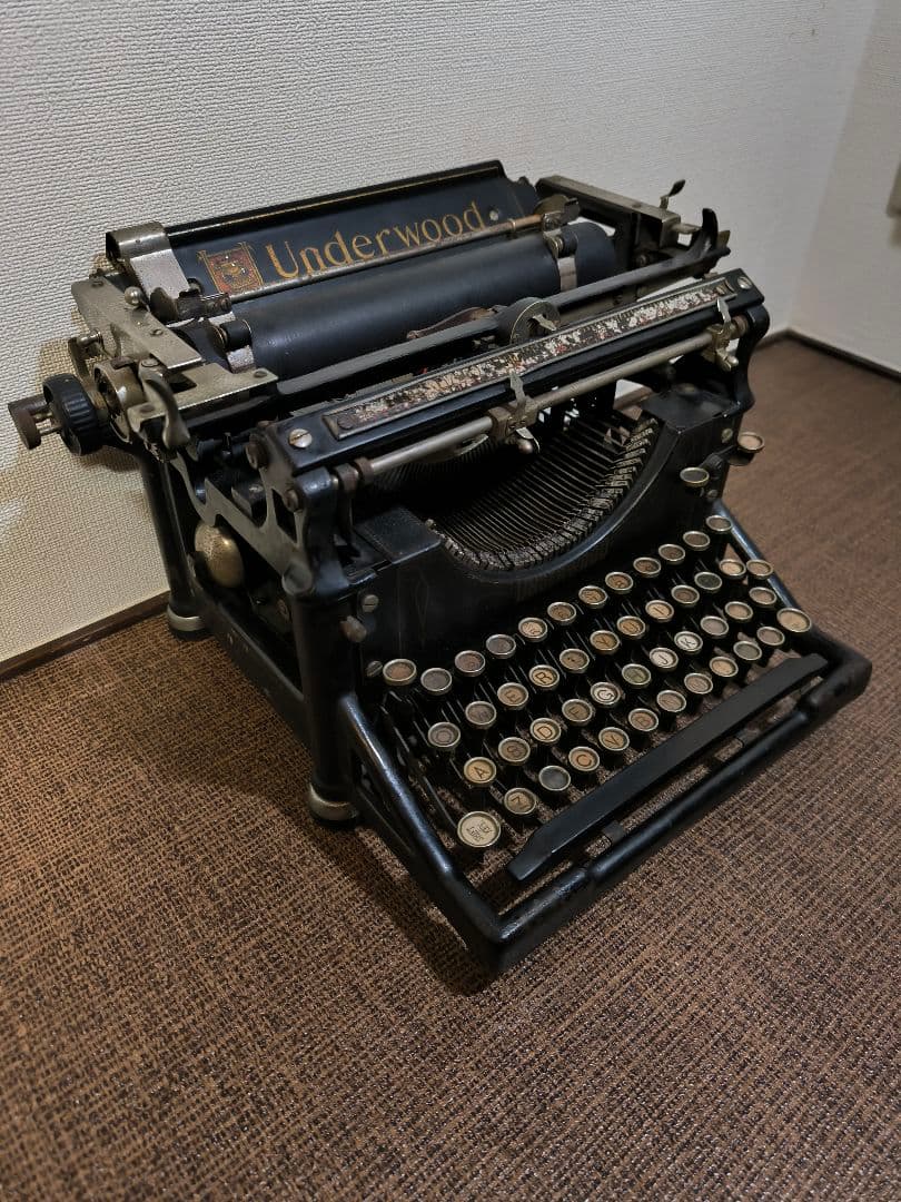 1917年製 UNDERWOOD (アンダーウッド)　NO.5 タイプライター 1917 Underwood 5 on the Typewriter Database