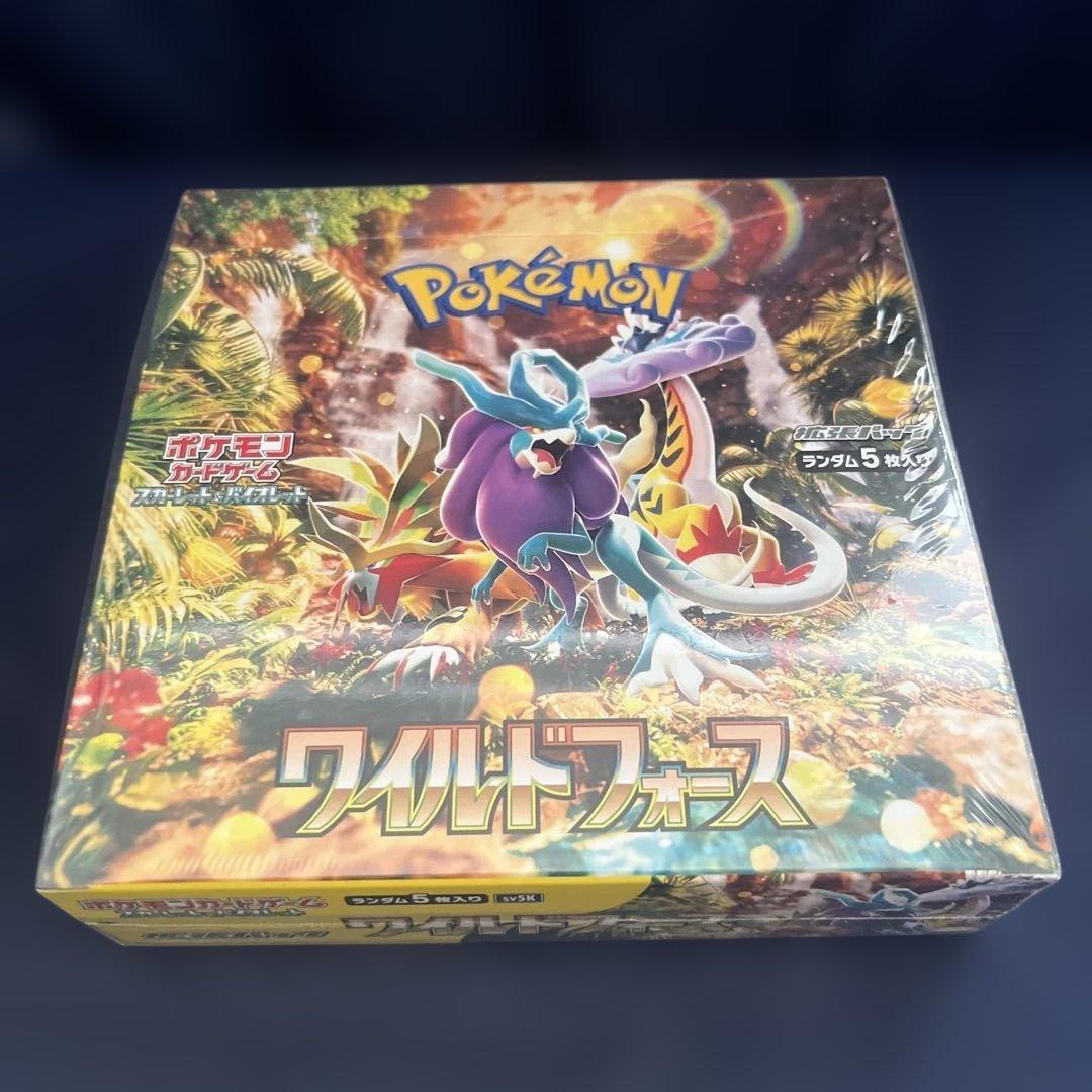 ポケモンカードゲーム ワイルドフォースBOX シュリンク付き - メルカリ