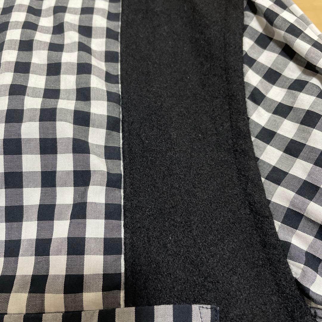 コムデギャルソンオム ドッキング ギンガムチェックシャツ ブラウス