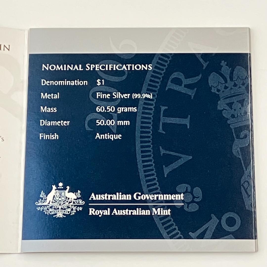 王立オーストラリア造幣局発行 ピラーダラーコイン アンティーク仕上げ