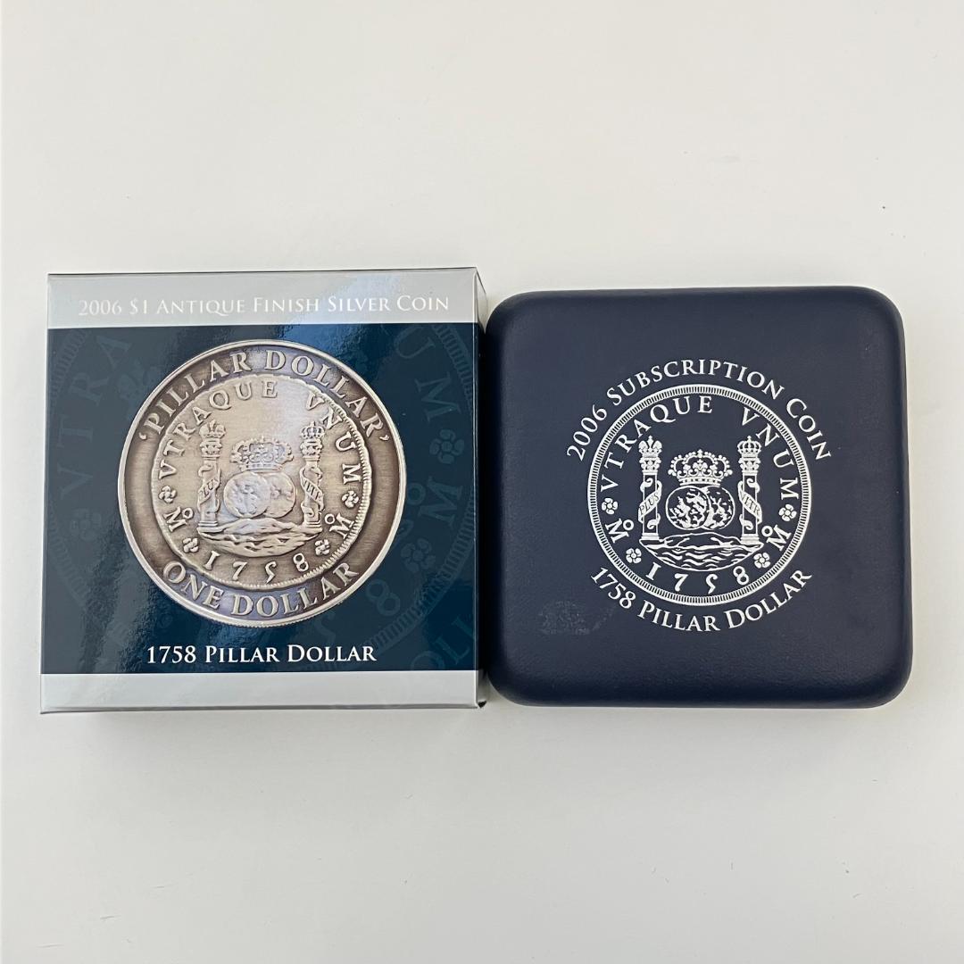 王立オーストラリア造幣局発行 ピラーダラーコイン アンティーク仕上げ