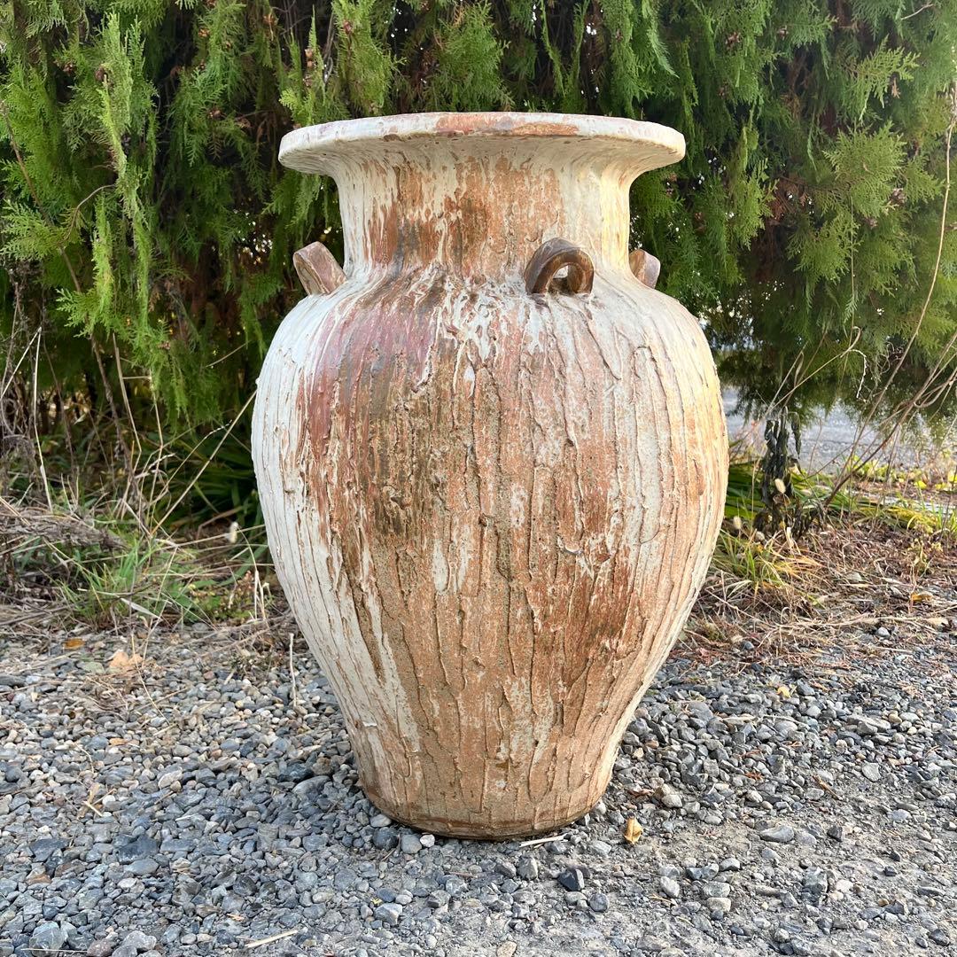 大型花瓶　ホワイト　65cm