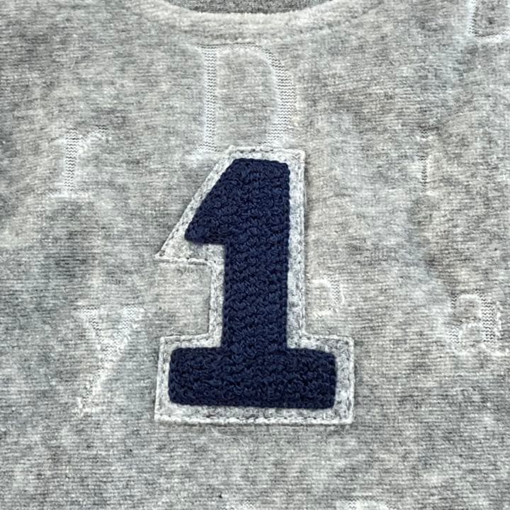 BABY】baby Dior 起毛 ロンパース 足付き 1M 未使用品