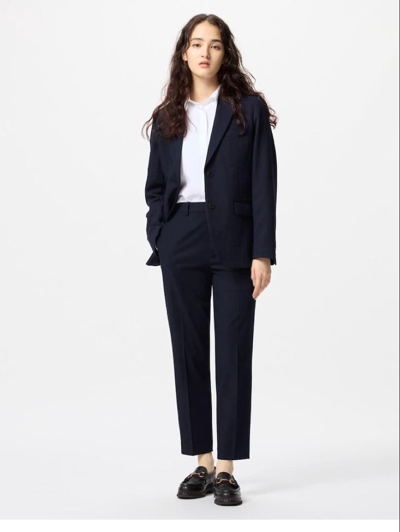 ユニクロ　感動ジャケット・パンツ・ブラウス3点セット　状態◎