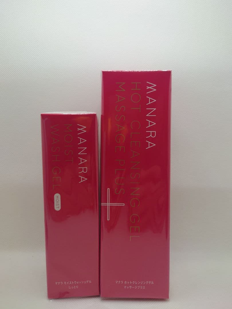 【新品未使用】マナラホットクレンジングジェル&モイストウォッシュジェルしっとり