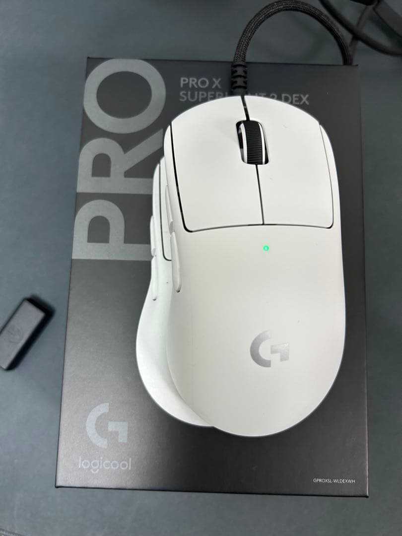 マウス・トラックボール GPRO SUPERLIGHT2 DEX white