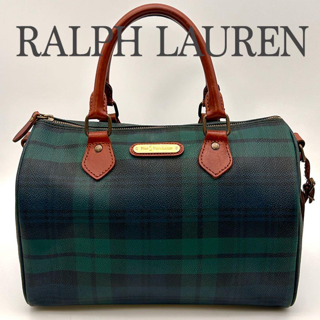 ✨極美品✨ ラルフローレン ボストンバッグ ミニ 高級レザー 希少性大 旅行鞄