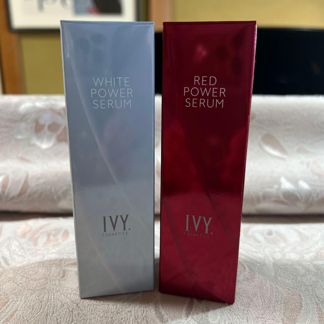 アイビー化粧品　ホワイトパワーセラム・レッドパワーセラム セット