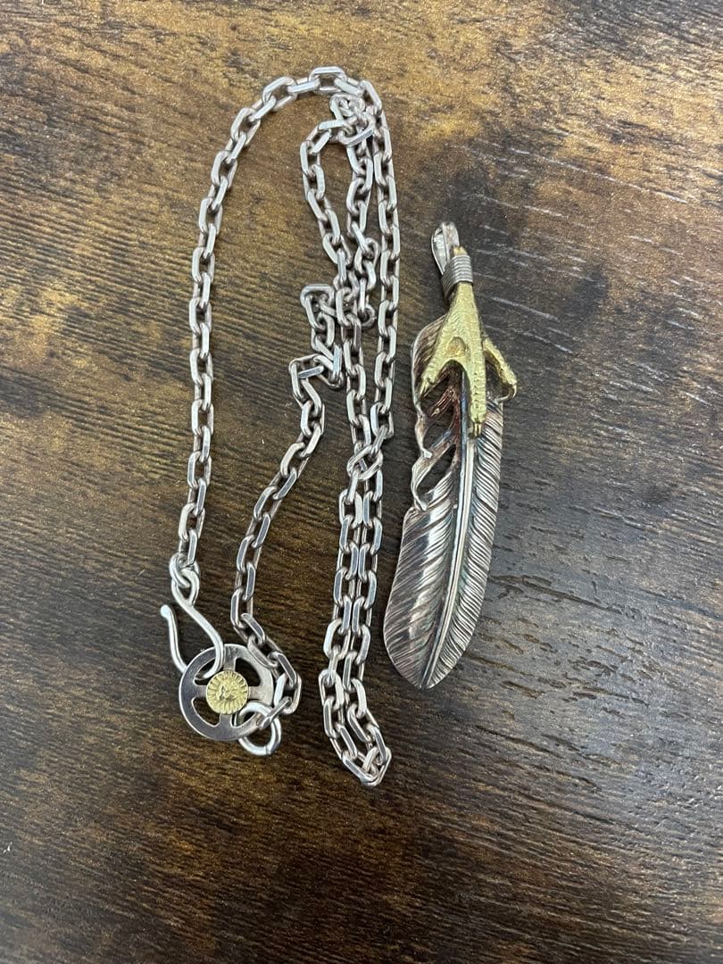 ウイングロックwing rock 金爪フェザー チェーンセット - メルカリ