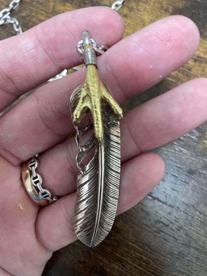 ウイングロックwing rock 金爪フェザー チェーンセット - メルカリ