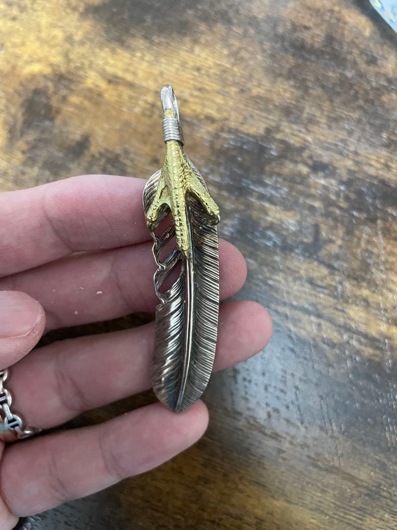 ウイングロックwing rock 金爪フェザー チェーンセット - メルカリ