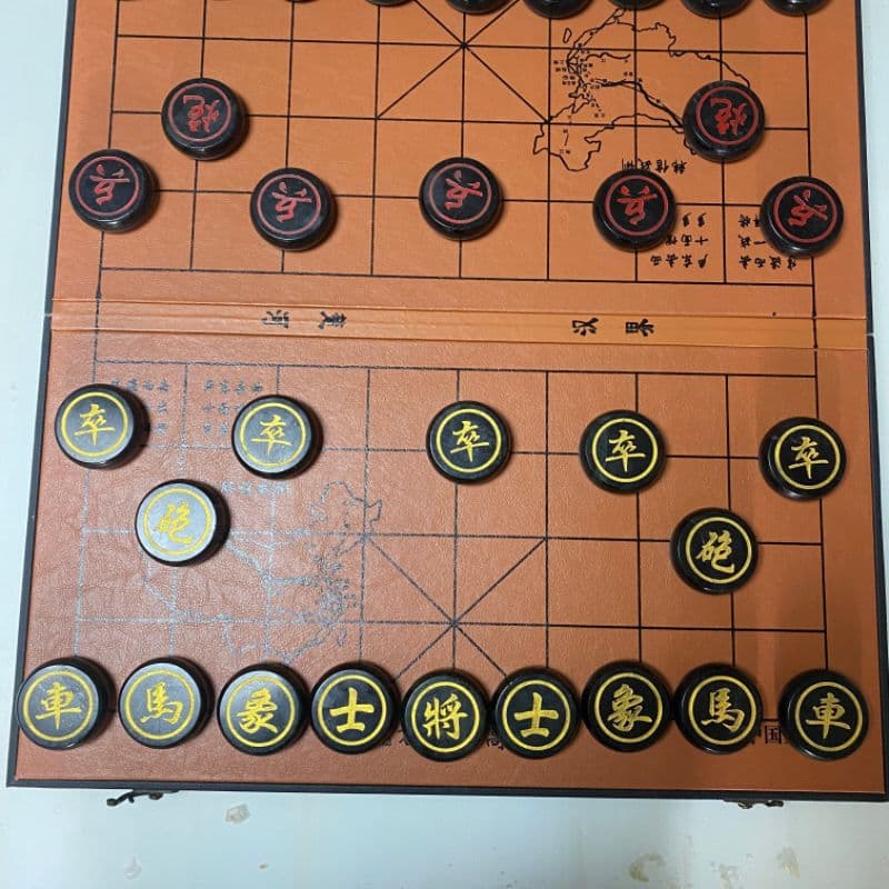 天然薬王石中国将棋   現代工芸品  美術品 置物