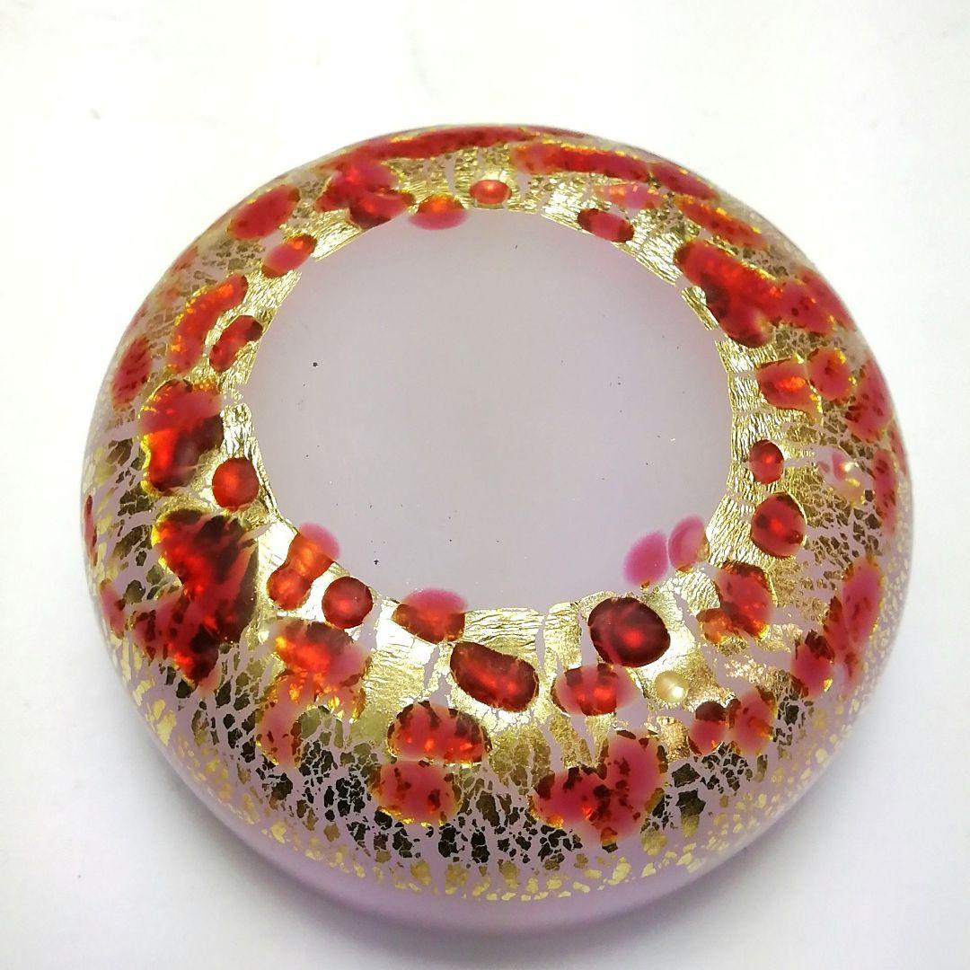 S666 棗 『ぎやまん』『北一硝子』『茶入』 共箱 茶道具