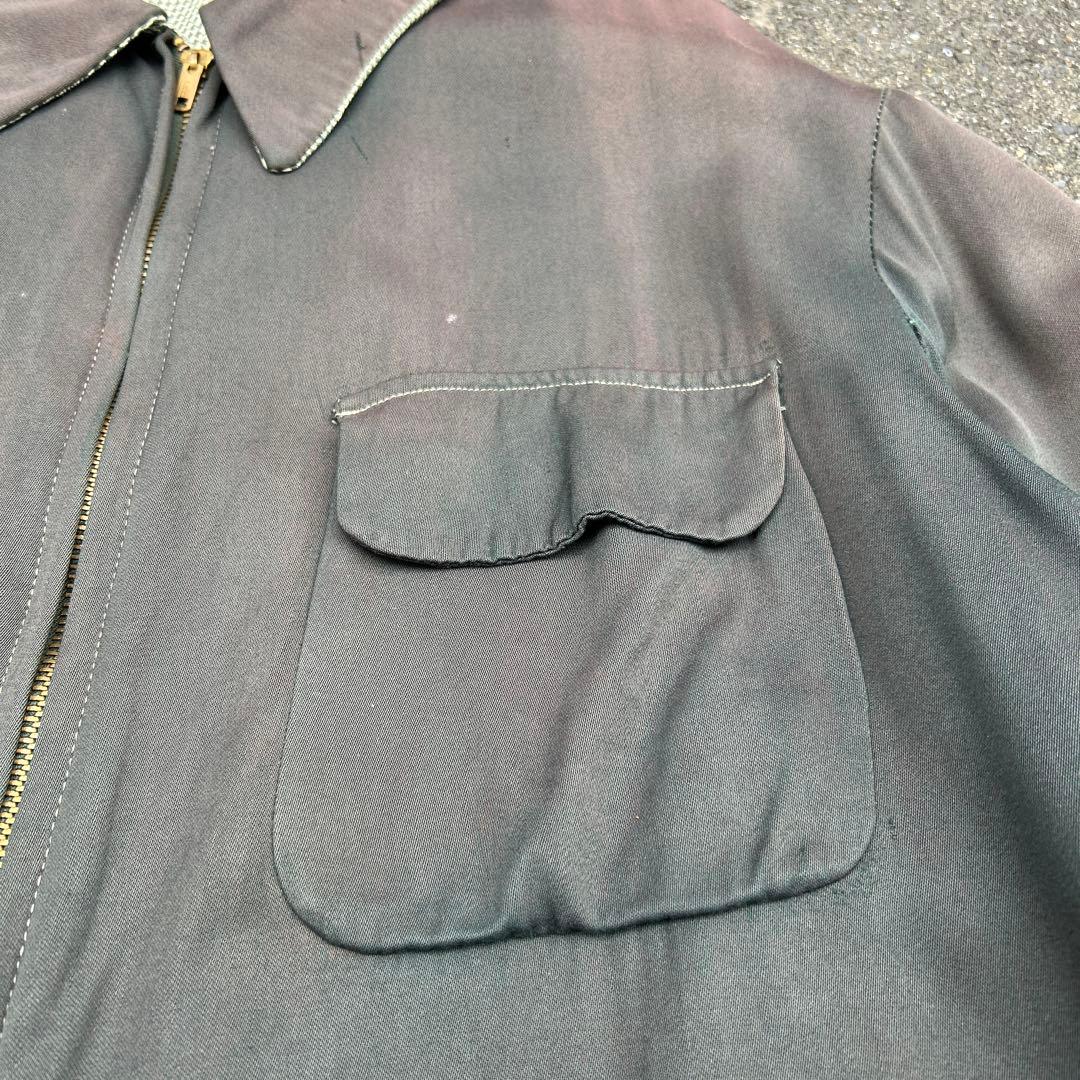 Special vintage 50s レーヨンギャバジンジャケット ブラック - メルカリ