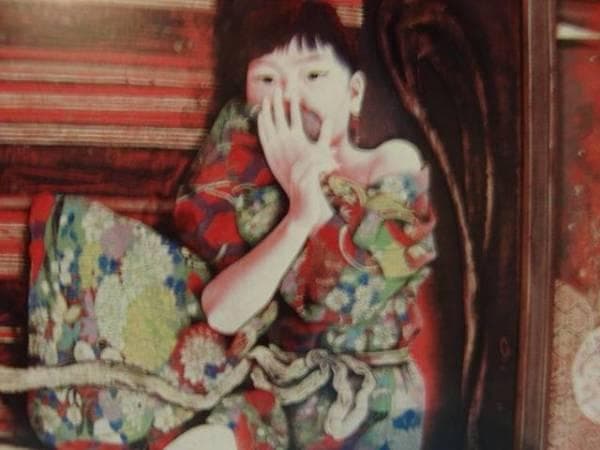 智内兄助、ばこ（秋）、新品額装付、画集画、状態良好