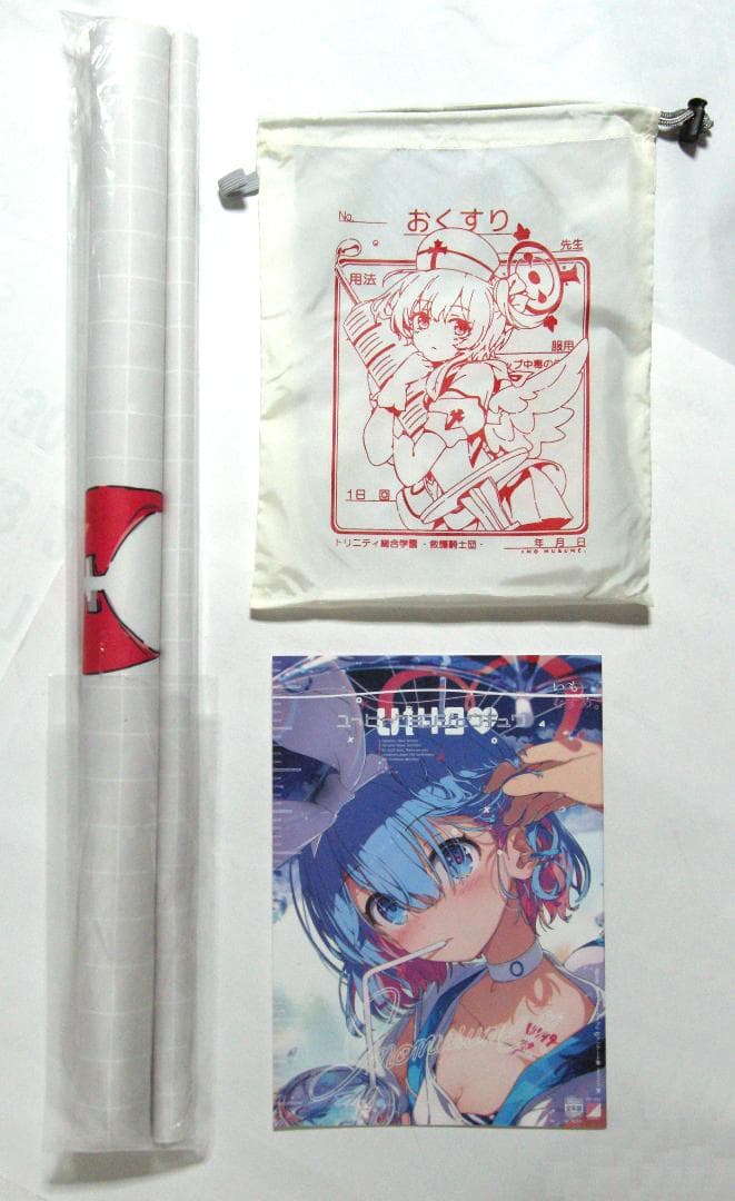 コミケ いもむすめ。 荻pote ブルアカ 新刊グッズ タペストリー C107