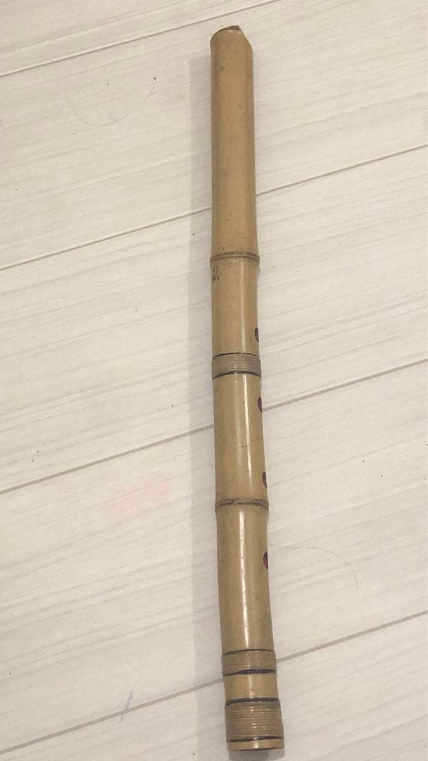 日本の音色　尺八　一尺六寸　竹風銘　地無し延管　一本物