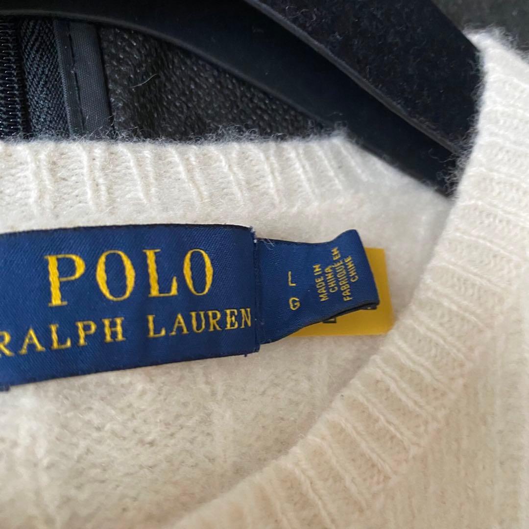 美品◦QRタグ✨】ポロラルフローレン 現行 ケーブルニット ポニー刺繍