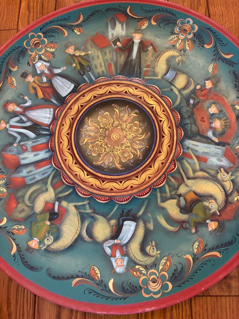 木製皿　51センチ　ピ