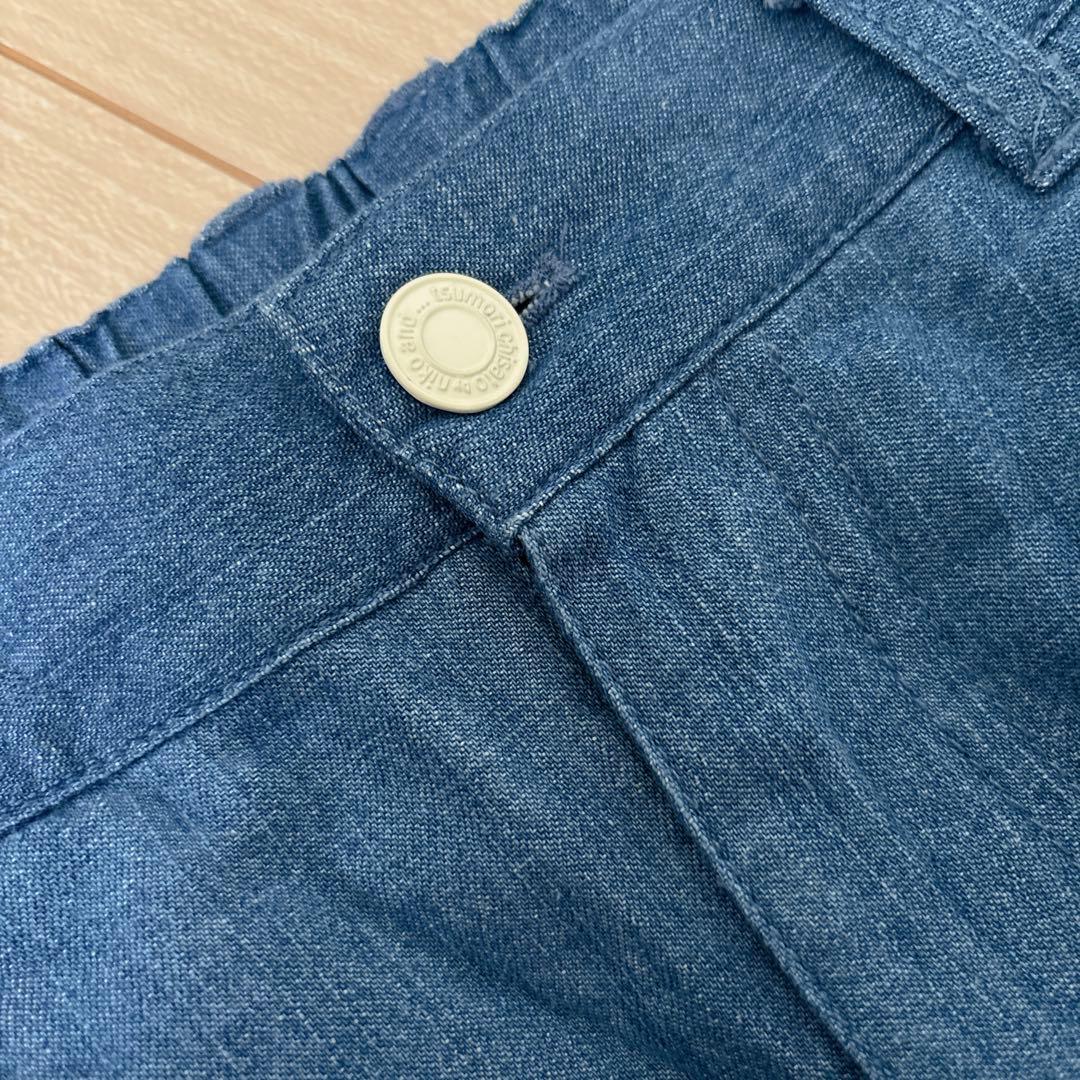 ニコアンド ツモリチサトコラボ 刺繍 デニムパンツ M - メルカリ