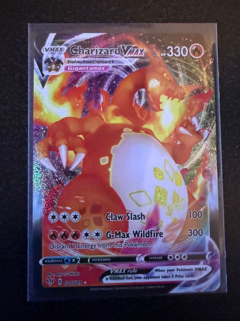 リザードンVMAX 海外版 リザードンVMAX HR 海外版 未使用品 即日発送 1枚の通販 1066387167